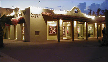 Views of the Ostrovsky Gallery, Scottsdale, AZ